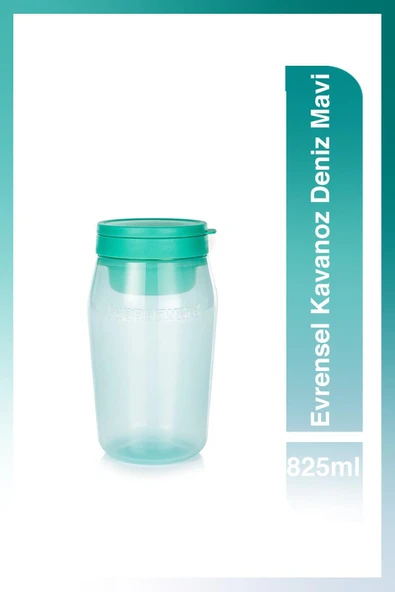 Tupperware Evrensel Serisi Gıda Saklama Kavanozu Deniz Mavisi 825 ml ürün görseli 1