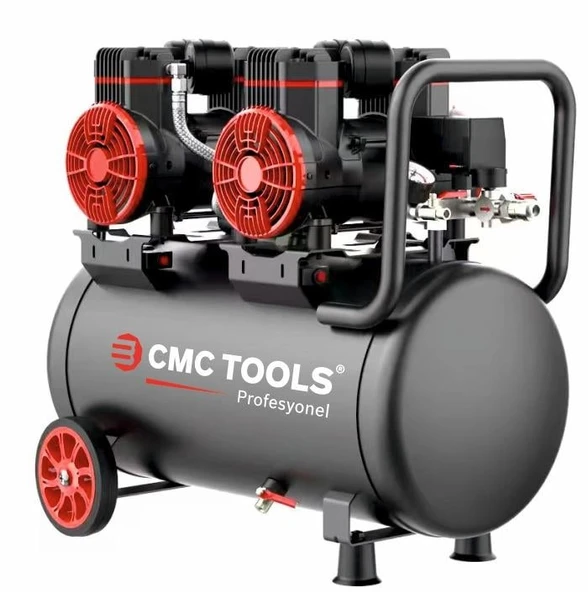CMC PREMİUM 50 LT 4 HP SESSİZ YAĞSIZ HAVA KOMPRESÖRÜ ürün görseli 1