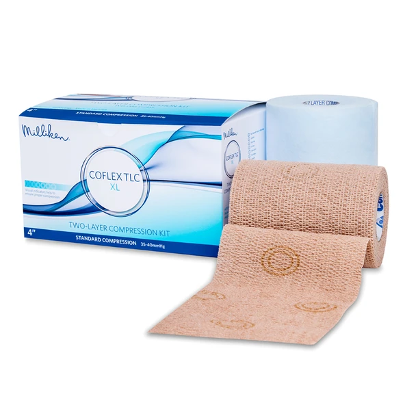 CoFlex TLC XL 2 Katmanlı Standart Sıkıştırma Kiti ( Coban Yapışkanlı Bandaj Koban ) ürün görseli 1