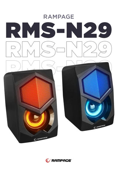 Rms-n29 2.0 6w Usb Gaming Speaker Hoparlör Oyuncu Speaker Pc-ps4-notebook-nintendo-x-box ürün görseli 1
