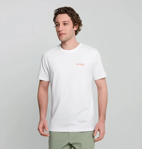 Columbia CSC M Pfg Tarpon Shine SS Tee Erkek Kısa Kollu Tişört CS0420 ürün görseli 1