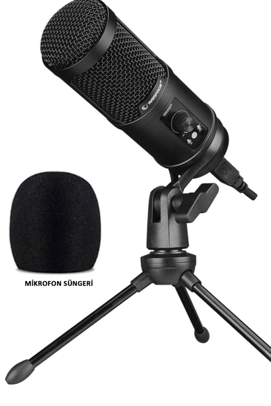 Ra-mp65 X-fuse 1.5m Usb Tripodlu Mikrofon Yayıncı Youtuber Profesyonel Mikrofon Gaming ürün görseli 1