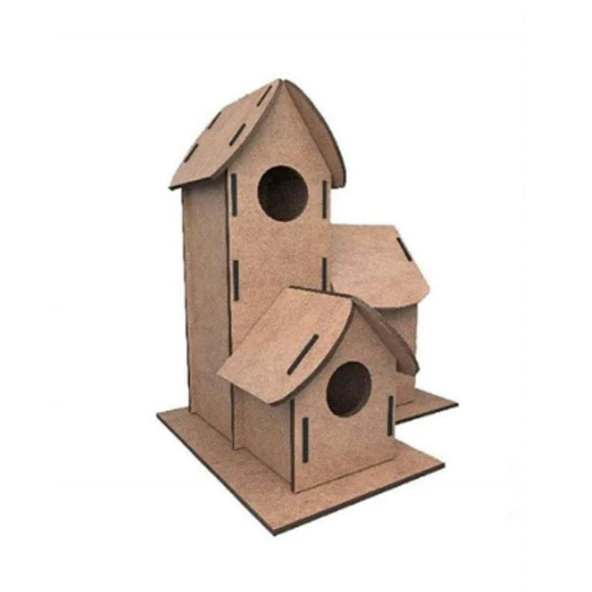 BU-BU AHSAP BOYAMA KUS EVI BUBU-AC0006 ürün görseli 1