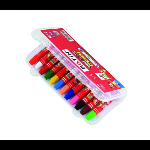 FATIH PASTEL BOYA 12 RENK KING SIZE PLASTIK(50350) ürün görseli 1