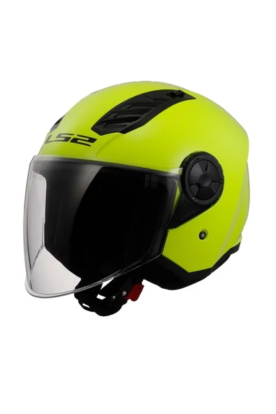 LS2 AIRFLOW 2 NEON SARI AÇIK MOTOR KASKI ürün görseli 1