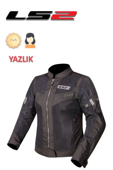 LS2 BLADE AIR KADIN SİYAH YAZLIK MOTOSİKLET MONTU ürün görseli 1