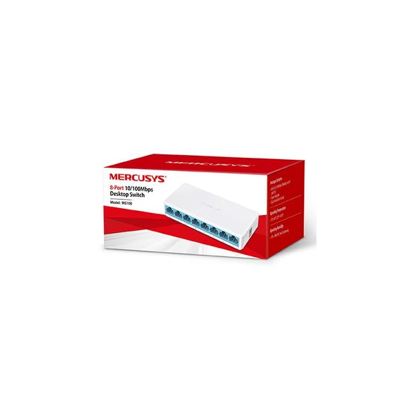 Mercusys MS108 8 Port 10/100 Mbps Switch - Resim 2