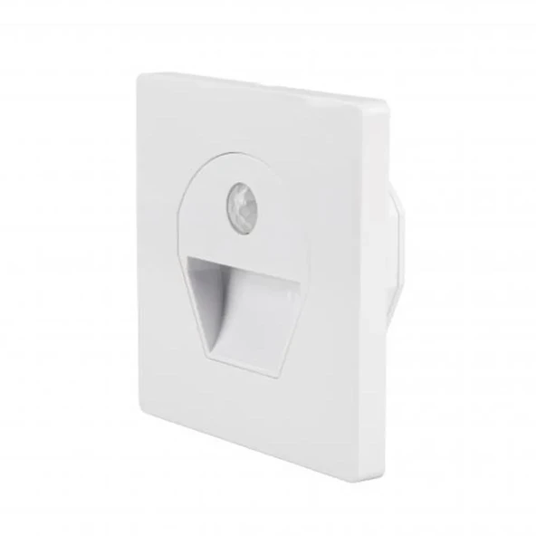 CATA CT-5170SB 1W sensörlü Ledli koridor ofis oda armatürü beyaz kasa 6400K Soguk beyaz Işık ürün görseli 1
