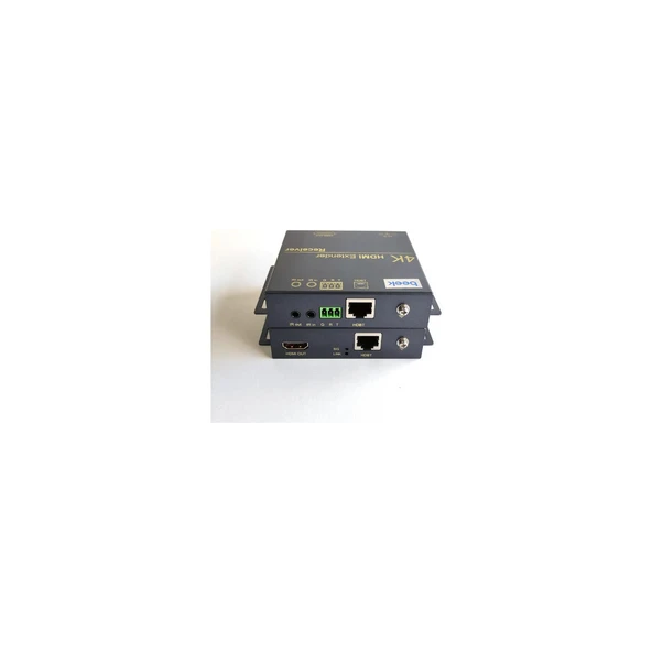 Beek BS-EXT-H4K-100 100 mt RJ45 To HDMI 4K 1080P 60Hz Alıcı Verici HDMI Sinyal Mesafe Uzatıcı ürün görseli 1