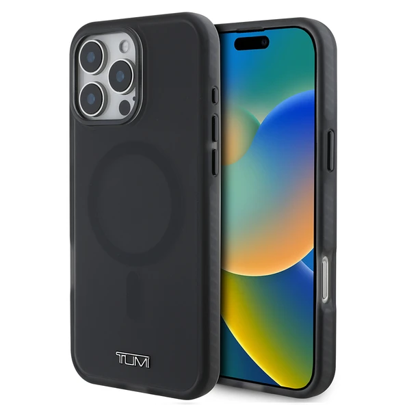 TUMI iPhone 16 Pro Kılıf TUMI Orjinal Lisanslı M-safe Şarj Özellikli Airbagli Buzlu Transparan Kapak ürün görseli 1