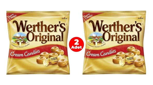 Werther's Original Cream Candies Karamel Kaplı Krema Şeker 150 g (2 ADET) ürün görseli 1