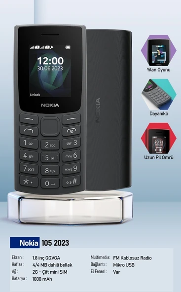 Nokia 105 (2023) (TA-1557) ürün görseli 1