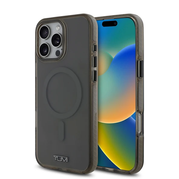 TUMI iPhone 16 Pro Max Kılıf TUMI Orjinal Lisanslı M-safe Şarj Özellikli Airbagli Transparan Kapak ürün görseli 1