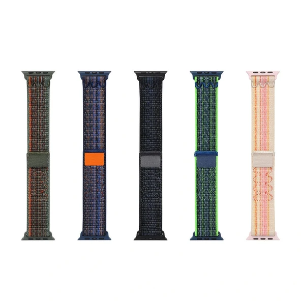 Watch 7 45mm KRD-91 Hasır Kordon Strap Kayış - Resim 4