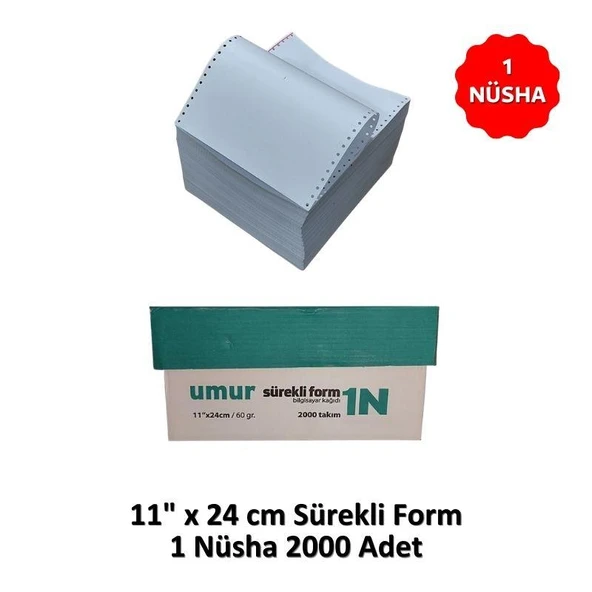 UMUR Sürekli Form 11x24 1 Nüsha 2000 li ürün görseli 1