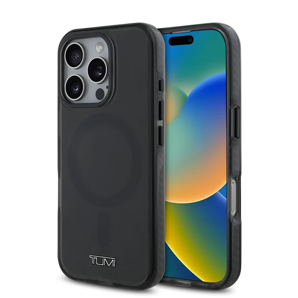 TUMI iPhone 16 Pro Kılıf TUMI Orjinal Lisanslı M-safe Şarj Özellikli Airbagli Transparan Kapak ürün görseli 1