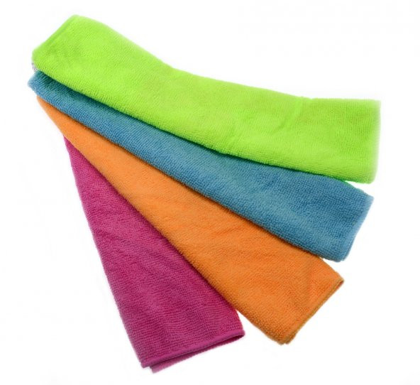 Microfiber 4lü Temizlik Bezi Seti ürün görseli 1