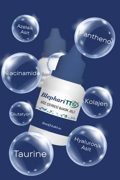 BLEPHARITTO GÖZ ÇEVRESİ BAKIM JELİ 20ML - Resim 3