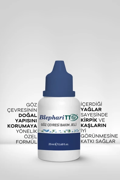 BLEPHARITTO GÖZ ÇEVRESİ BAKIM JELİ 20ML - Resim 4