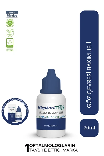 BLEPHARITTO GÖZ ÇEVRESİ BAKIM JELİ 20ML ürün görseli 1