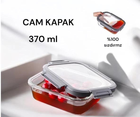 370ML CAM KAP. ISIYA DAY. CAM SAKL. ürün görseli 1