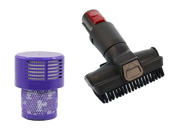 Dyson V10 Animal ile Uyumlu Filtre ve Mobilya Fırçası Seti ürün görseli 1