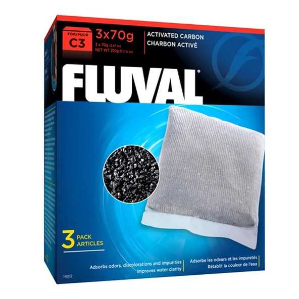 Fluval C3 Filtre Karbonu (3x70 Gr) ürün görseli 1