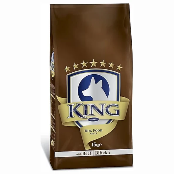 King Biftekli Yetişkin Köpek Maması 15 kg ürün görseli 1