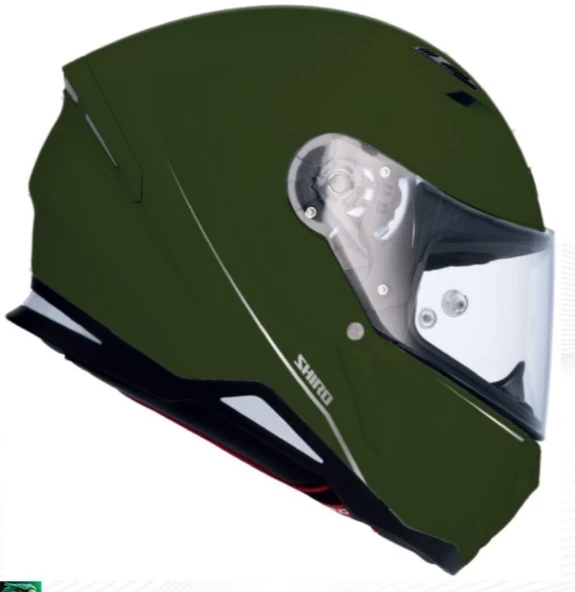 SHIRO KASK 100066 FULLFACE HUNTER M.C MATT L MILITARY GREEN ürün görseli 1
