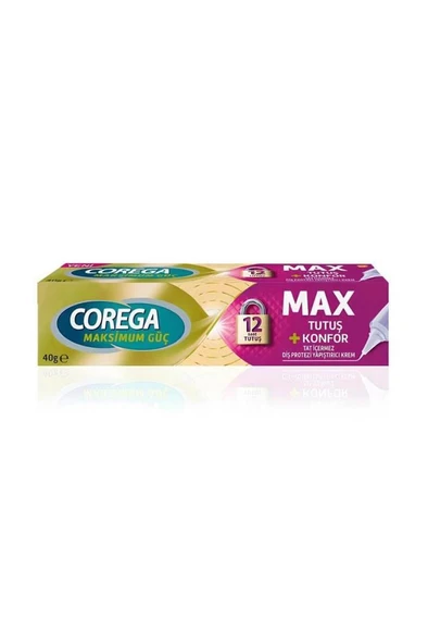 Corega Diş Protezi Yapıştırıcı Yastık Konforu Krem 40 gr ürün görseli 1