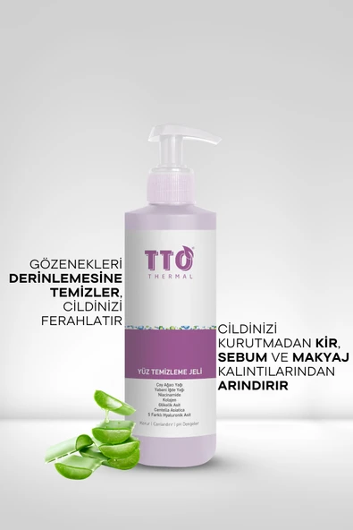 TTO YÜZ TEMİZLEME JELİ 200 ML - Resim 2