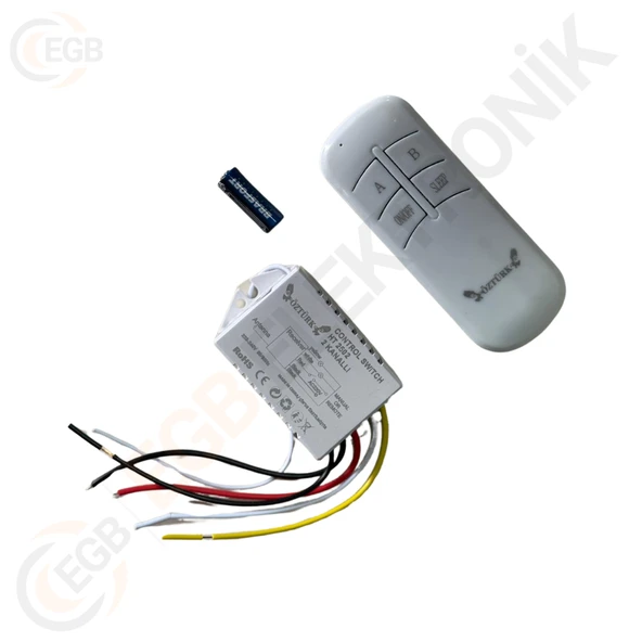 HIGHTEK HT-2502 2 Kanallı Avize Kontrol Kumandası ürün görseli 1