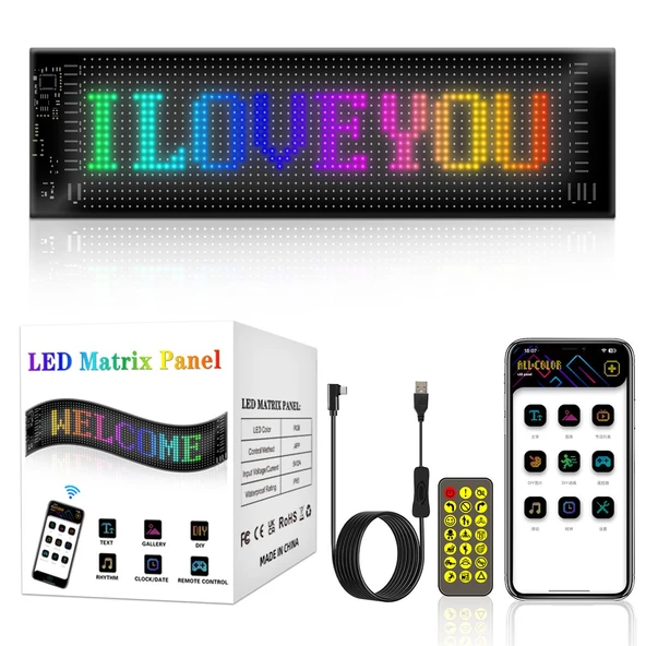 10X35 CAMA YAPIŞAN MATRIX PANEL LED EKRAN ürün görseli 1
