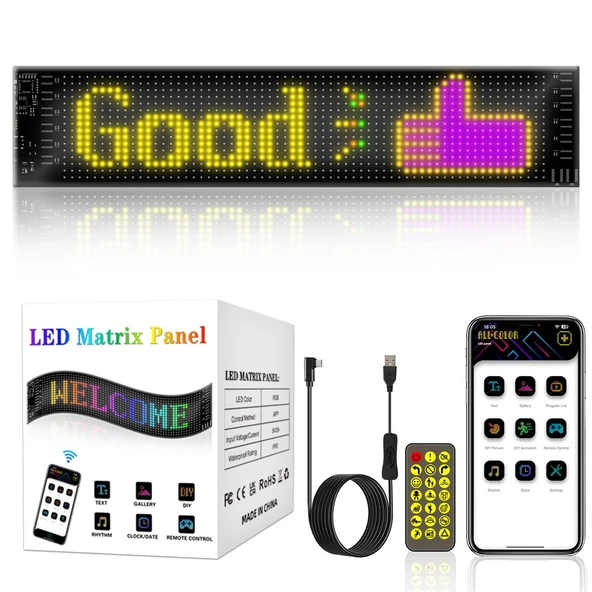 9X37 CAMA YAPIŞAN MATRIX PANEL LED EKRAN ürün görseli 1