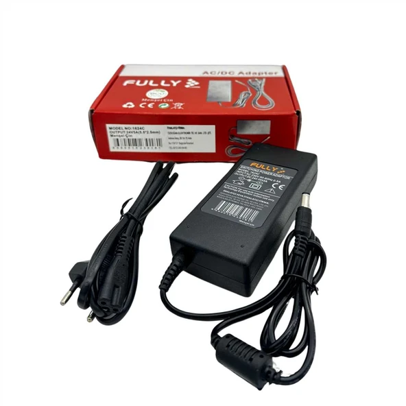Fully O-1624C 24V 5A 5.5x2.5mm Adaptör ürün görseli 1