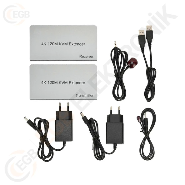GABBLE GAB-KVM120 KVM EXTENDER 120MT - Resim 3