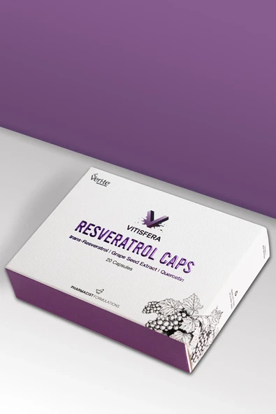 VİTİSFERA Resveratrol Caps 20 Kapsül - Resim 4