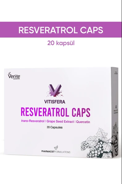 VİTİSFERA Resveratrol Caps Kür Paketi (4 Kutu) - Resim 2