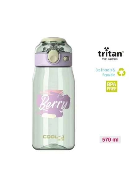 GIPTA VAKUMLU KİLİTLİ TRİTAN MATARA 570 ML YEŞİL KUTUDA ürün görseli 1