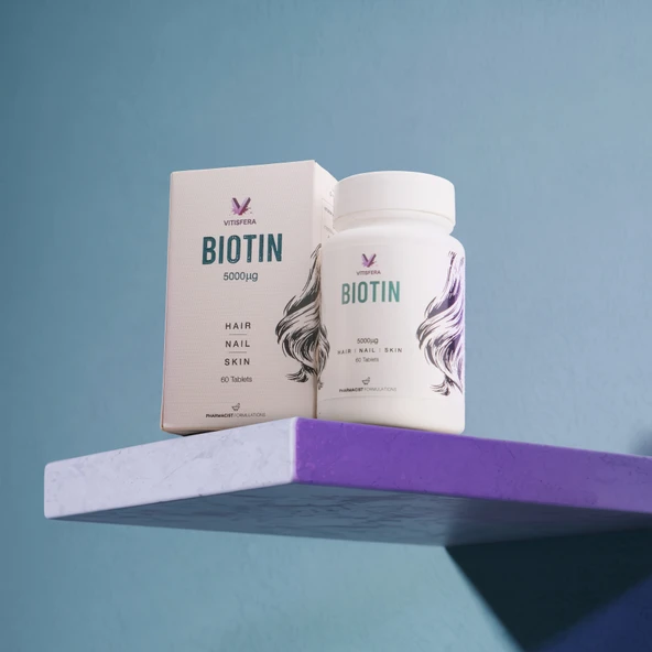 VİTİSFERA Biotin 5000 mcg 60 Tablet - Resim 2