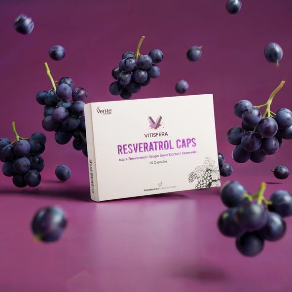 VİTİSFERA Resveratrol Caps 20 Kapsül - Resim 2
