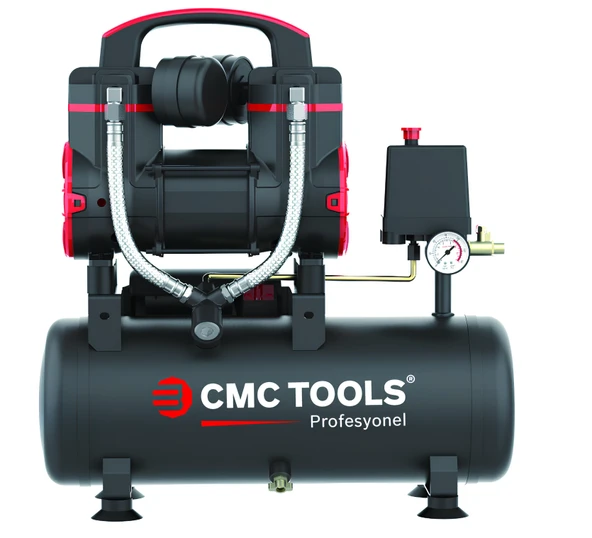 CMC PREMİUM 8 LT 1.2 HP SESSİZ YAĞSIZ HAVA KOMPRESÖRÜ ürün görseli 1