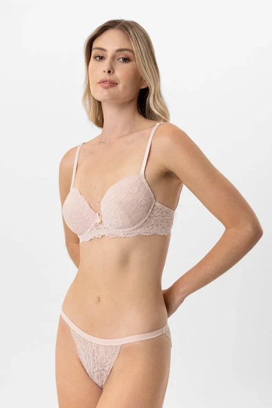 Pierre Cardin Boş Kaplı Sırt Dantel Detaylı Sütyen Takımı ürün görseli 1