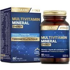 Nutraxin Multivitamin Mineral Energy 60 Tablet ürün görseli 1