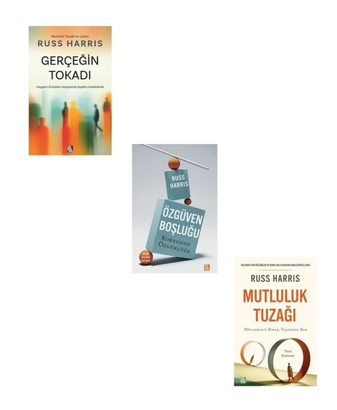 Russ Harris Mutluluk Tuzağı + Gerçeğin Tokadı + Özgüven Boşluğu (3 Kitap) ürün görseli 1
