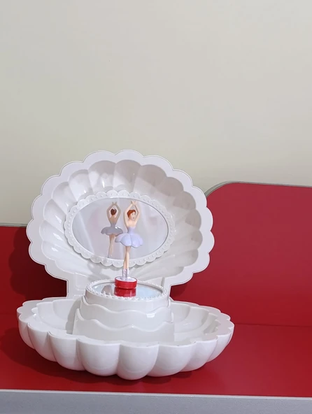 Hareketli  Balerinli Işıklı Müzik ve Takı Kutusu ürün görseli 1