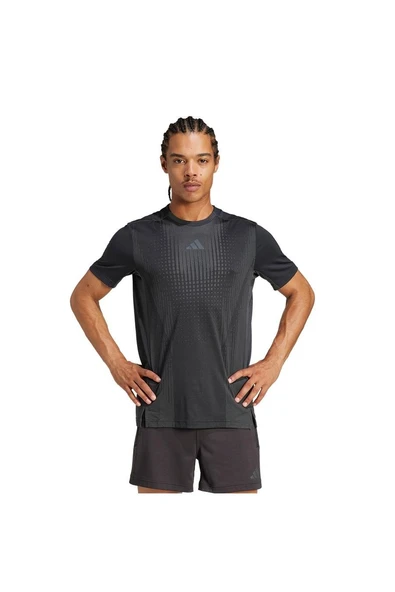 adidas Erkek  Siyah  T-shirt AIRCHILL TEE Siyah JI8196 ürün görseli 1