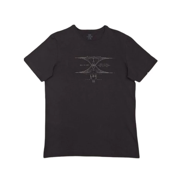 Tommy Life Siyah Erkek Basic Kısa Kol Standart Kalıp O Yaka T-shirt 88445 ürün görseli 1