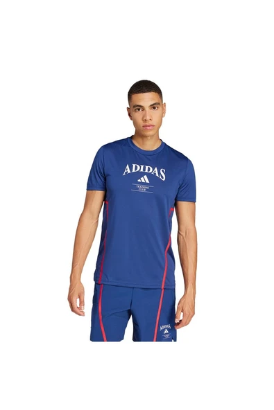 adidas Erkek  Mavi  T-shirt D4T HERITAGE TEE Mavi JI6353 ürün görseli 1