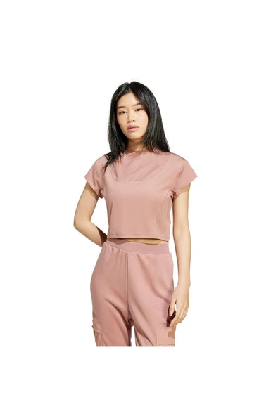 adidas Kadın  Pembe  T-shirt W CE G CRO TEE JC5064 ürün görseli 1